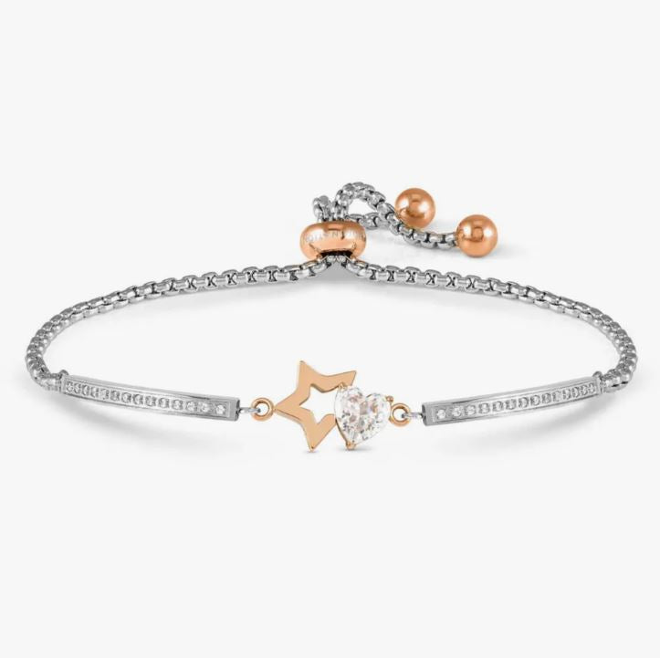 Nomination Milleluci Bracelet with Star and CZ Heart