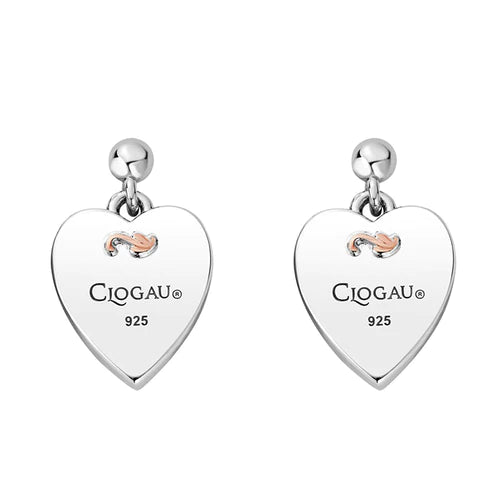 Clogau Tree of Life Insignia Heart Stud Earrings