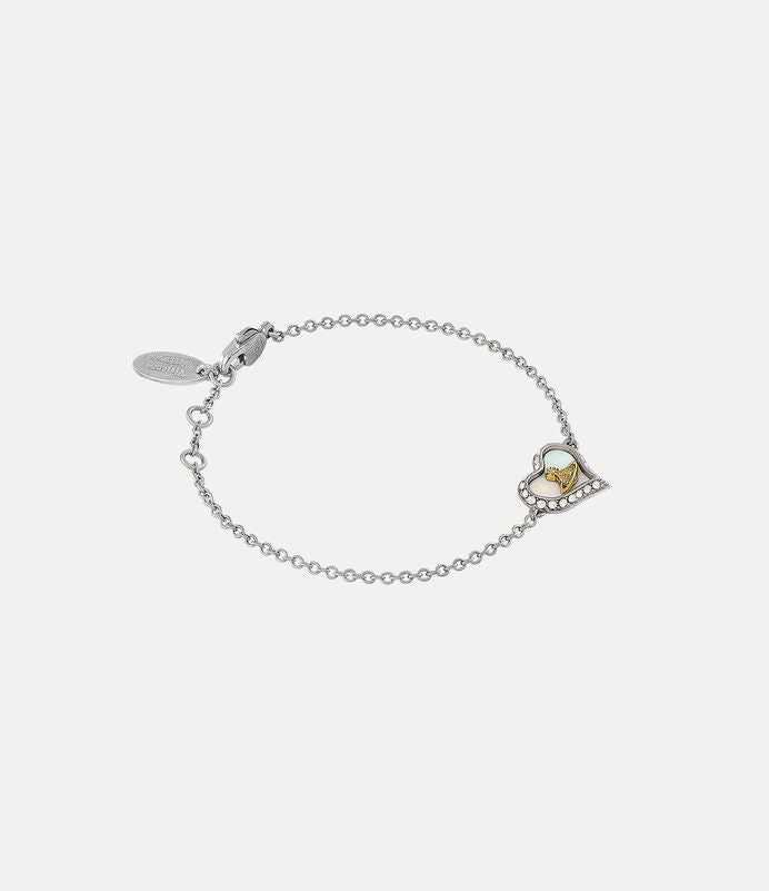 
                      
                        Vivienne Westwood Petra Bracelet Platinum Tone, Gold, White Pearl & White Opal
                      
                    
