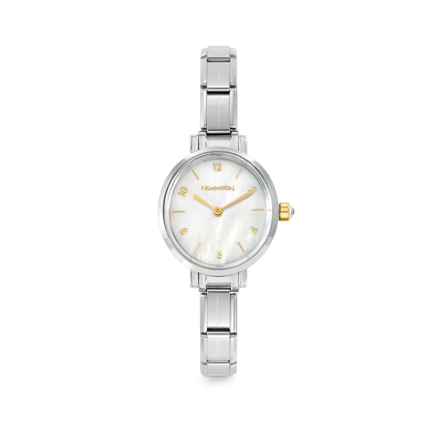 Nomination Composable Paris Watch with Oval Mother of Pearl Dial