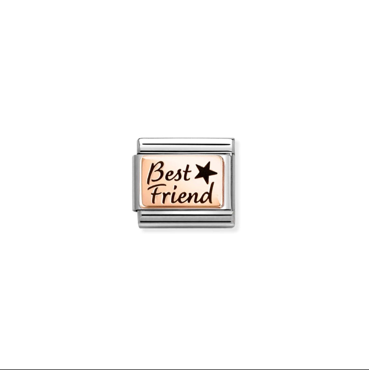 Nomination Best Friend Star Rose Gold Charm