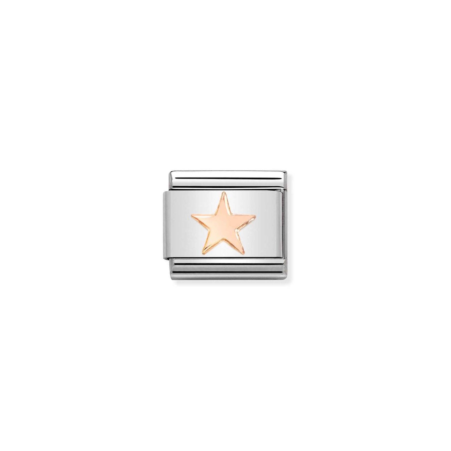 Nomination Classic Link with Star in Rose Gold Tone