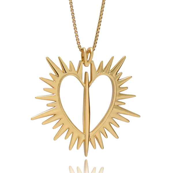 Rachel Jackson Electric Love Statement Heart Necklace