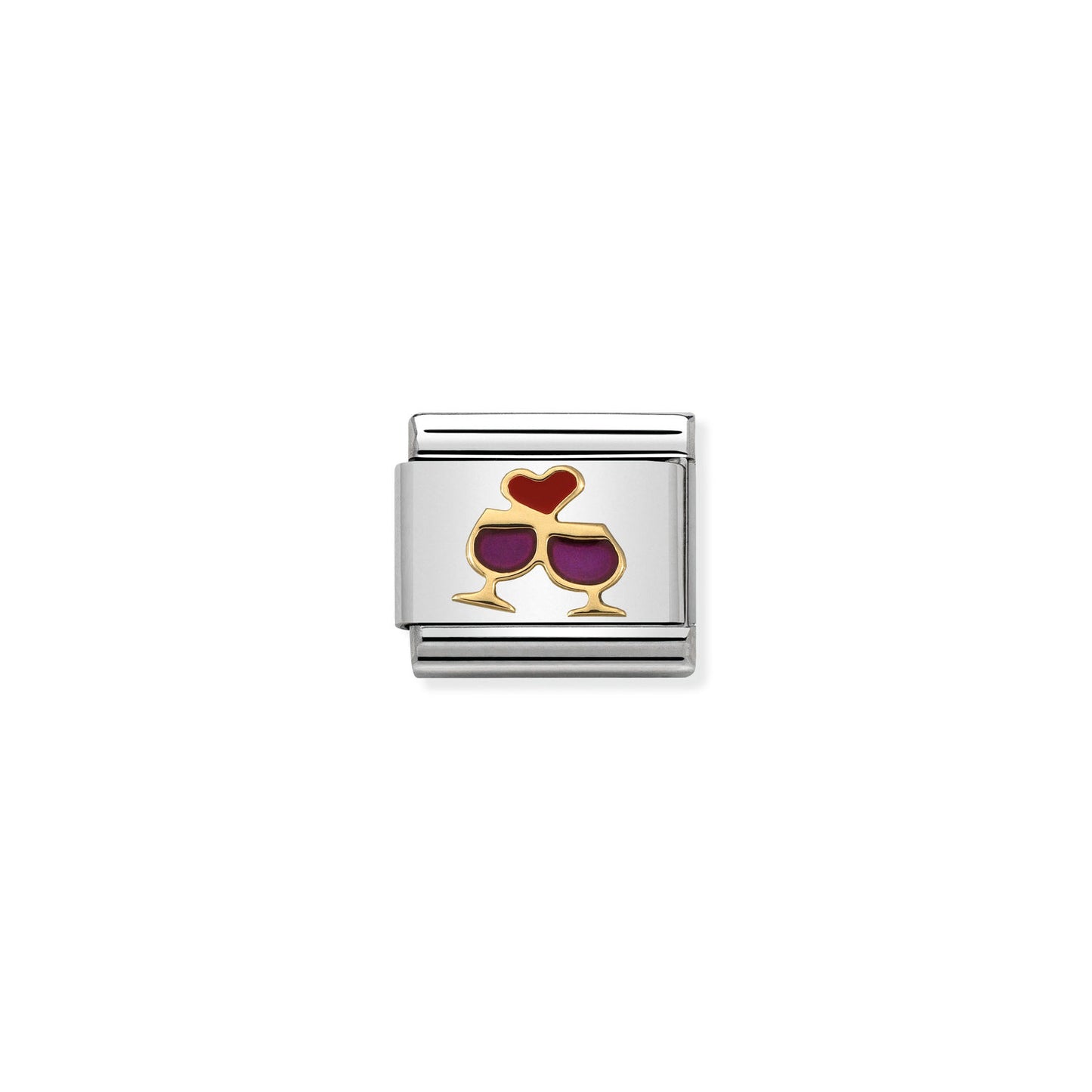 Nomination Classic Link Glasses with Heart