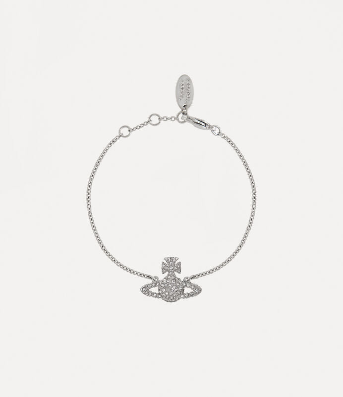Vivienne Westwood Grace Bas Relief Bracelet Platinum Tone