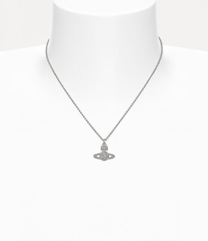 
                      
                        Vivienne Westwood Grace Bas Relief Pendant Necklace Platinum Tone
                      
                    