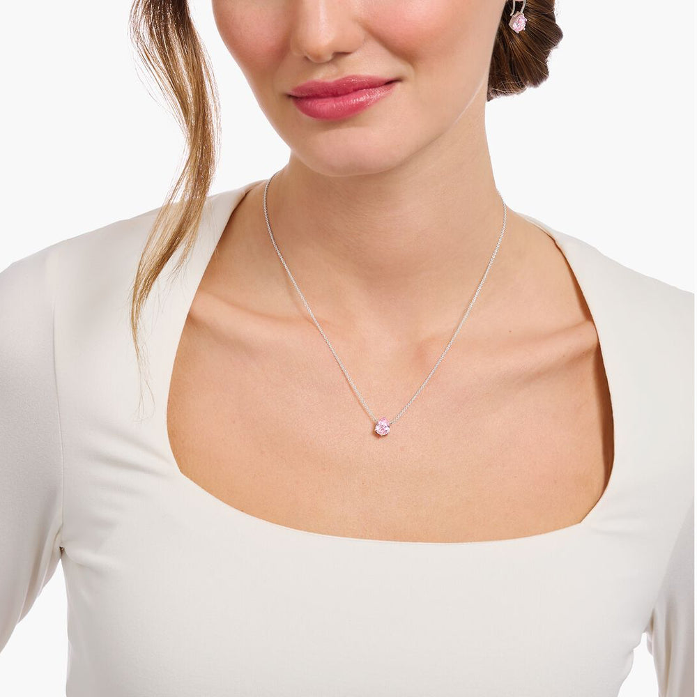 
                      
                        Thomas Sabo Pink Tear Drop Necklace
                      
                    