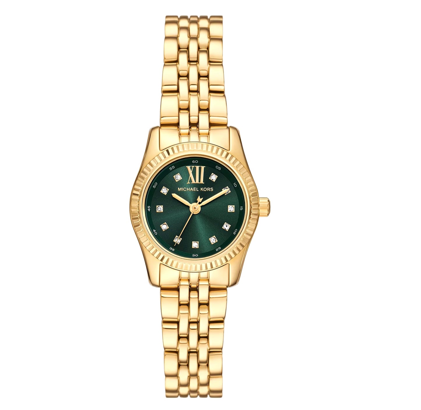 Michael Kors Petite Lexington Pavé Gold-Tone Watch