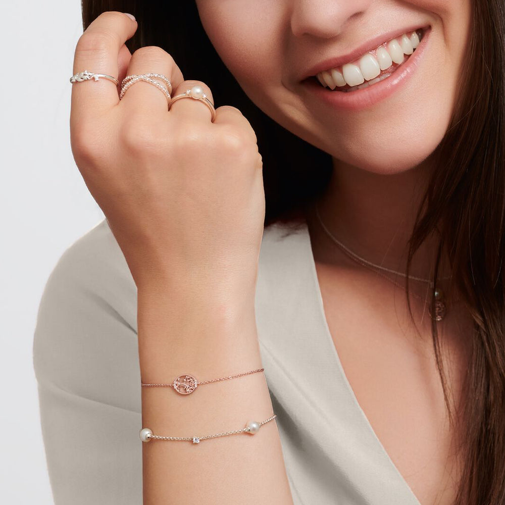 
                      
                        Thomas Sabo Pearl and White Stone bracelet
                      
                    