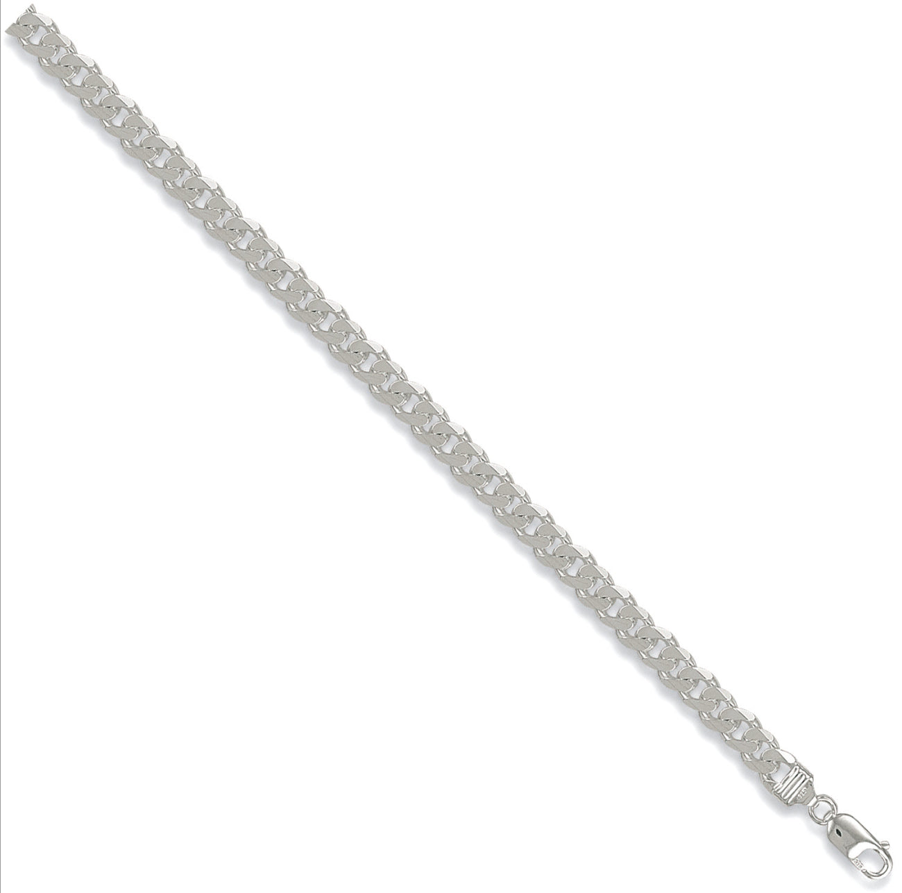 Coe & Co Sterling Silver 6.5mm Curb Chain