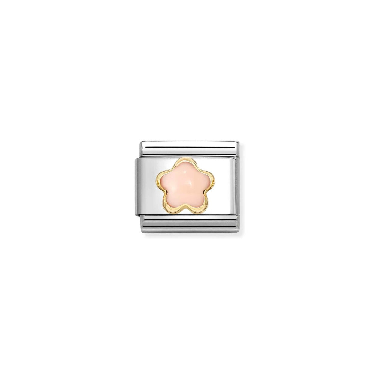 Nomination Classic Link Pink Coral Flower