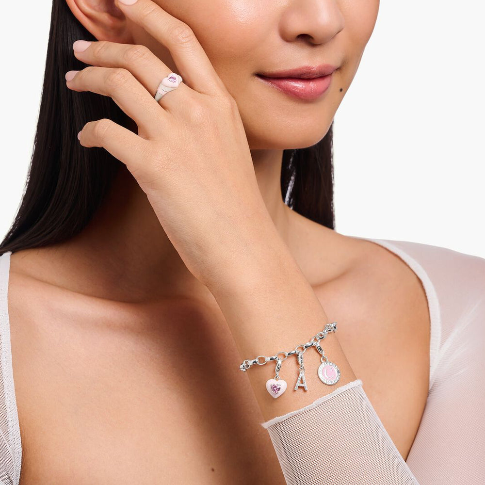
                      
                        Thomas Sabo Pink Heart with Stone Charm
                      
                    