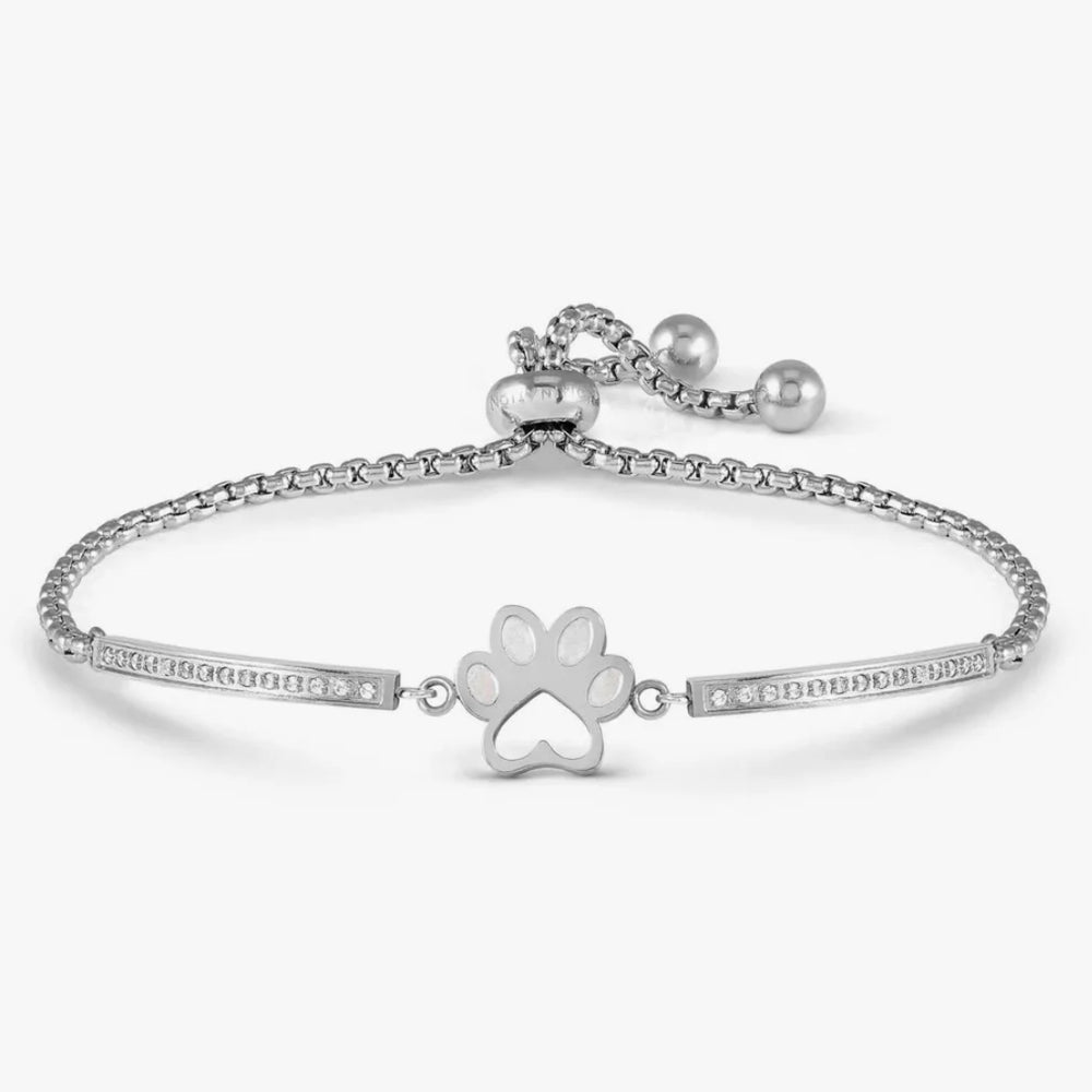 Nomination Milleluci Stainless Steel & Zirconia Dog Footprint Bracelet