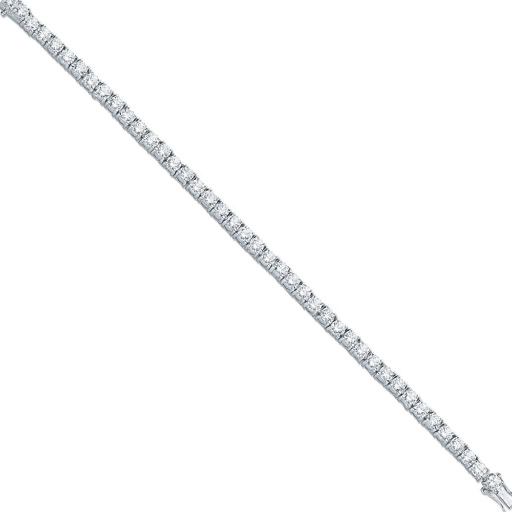 Coe & Co Silver 4.3mm Cz Tennis Bracelet