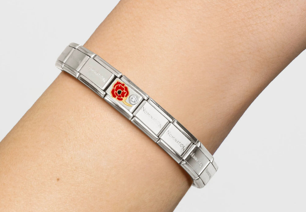 
                      
                        Nomination Classic Link Red Poppy & CZ Set
                      
                    