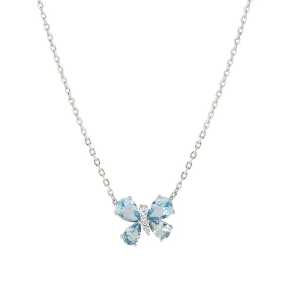 Nomination Shine Me Up Necklace Blue Butterfly