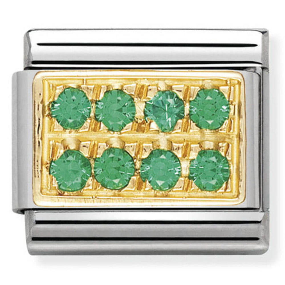 Nomination Gold Pave Green