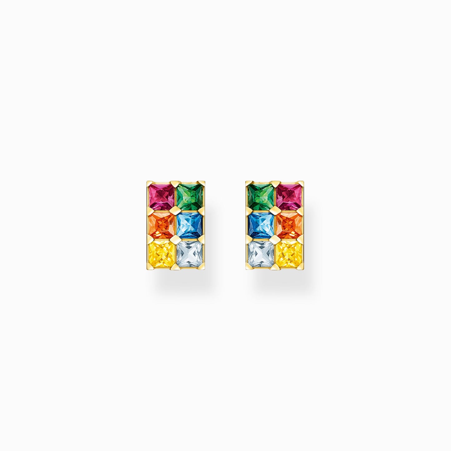 Thomas Sabo Colourful Stones Rainbow Stud Earrings