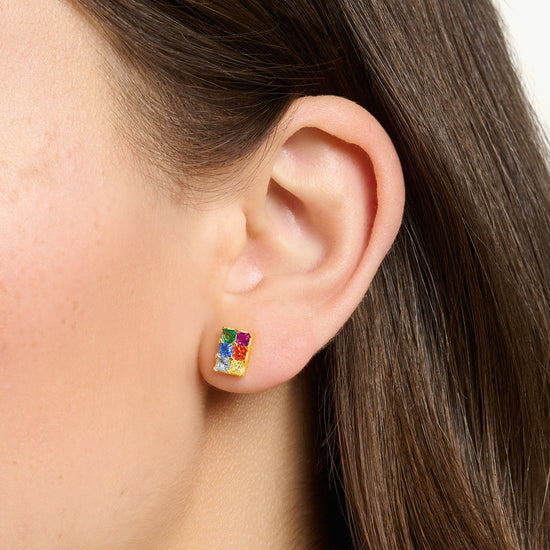 Thomas Sabo Colourful Stones Rainbow Stud Earrings