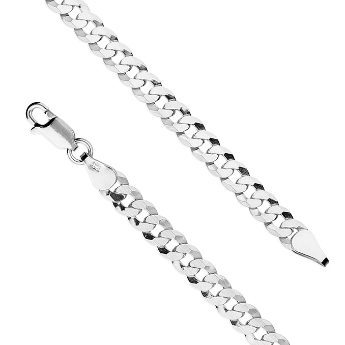 Coe & Co Sterling Silver Flat Curb Chain