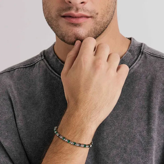 
                      
                        Nomination InstinctStyle Sea Edition Bracelet, Malachite & Lava Stone
                      
                    