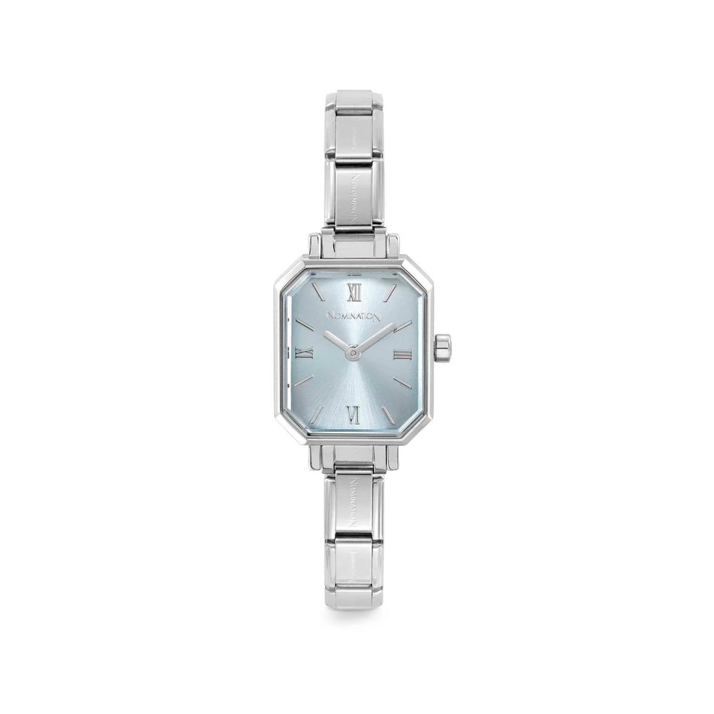 Nomination Classic Paris Rectangular Sky Blue Watch
