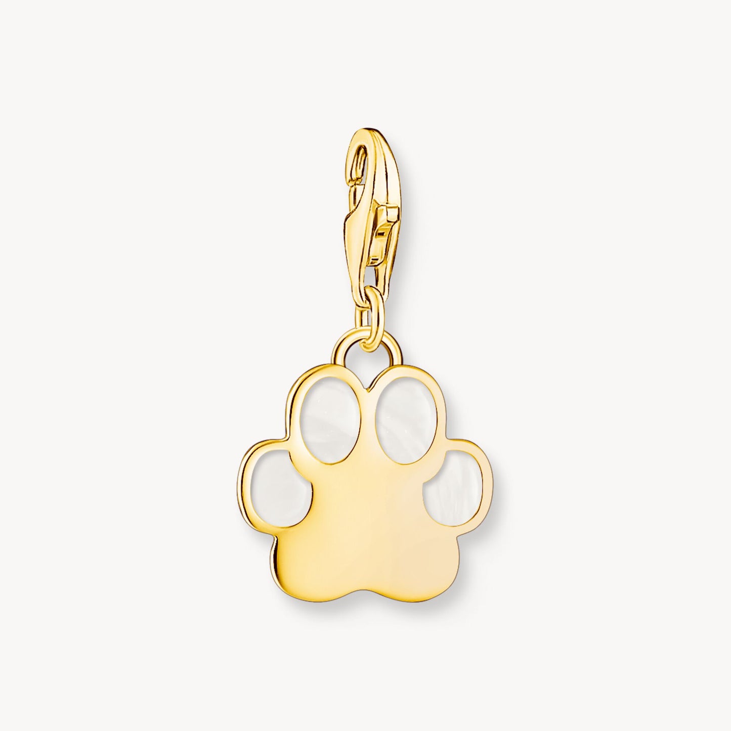 Thomas Sabo Paw Yellow Gold Plated Charm
