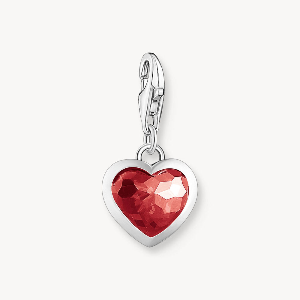 Thomas Sabo Red Heart Stone Charm