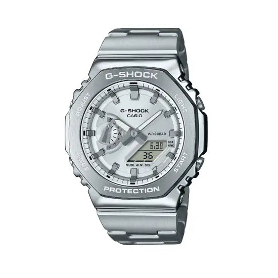 Casio G-Shock GM-2110D-7AER Metal Covered With Metal Band Watch