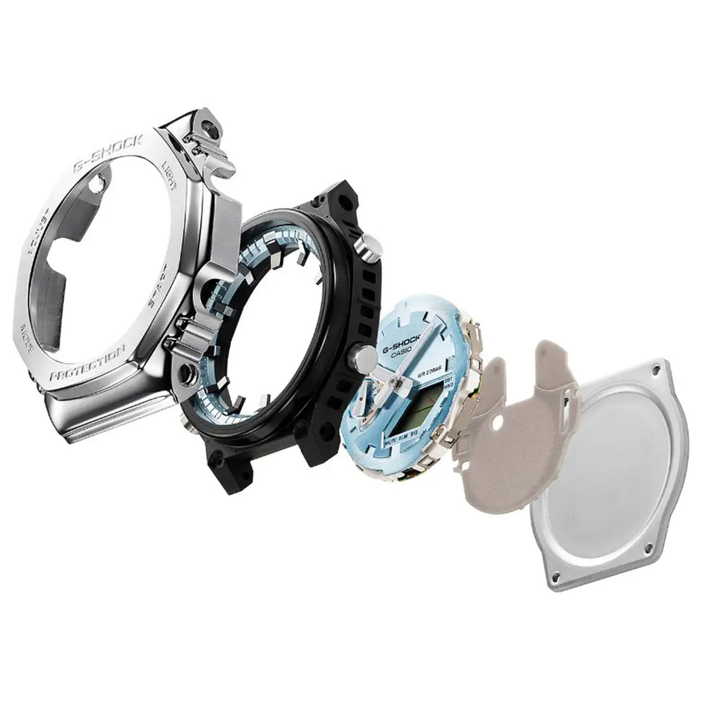 
                      
                        Casio G-Shock GM-2110D-3AER Metal Covered with Metal Band
                      
                    