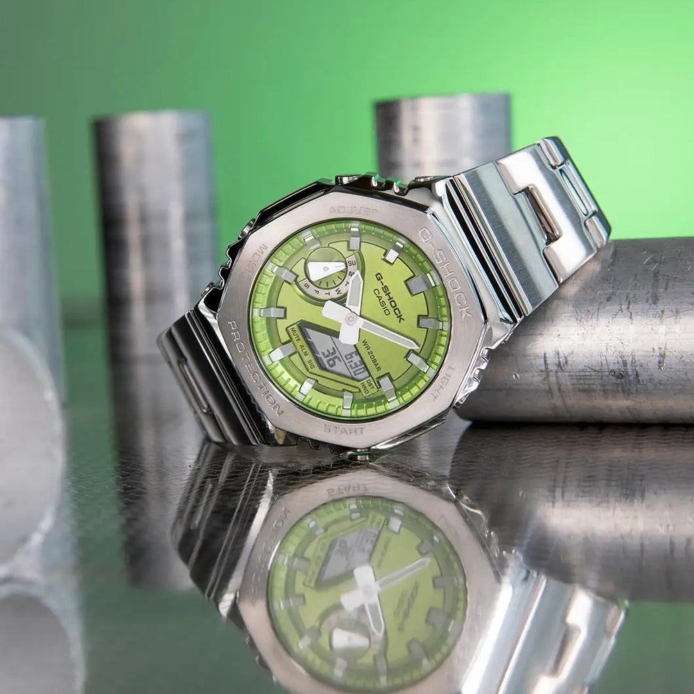 
                      
                        Casio G-Shock GM-2110D-3AER Metal Covered with Metal Band
                      
                    