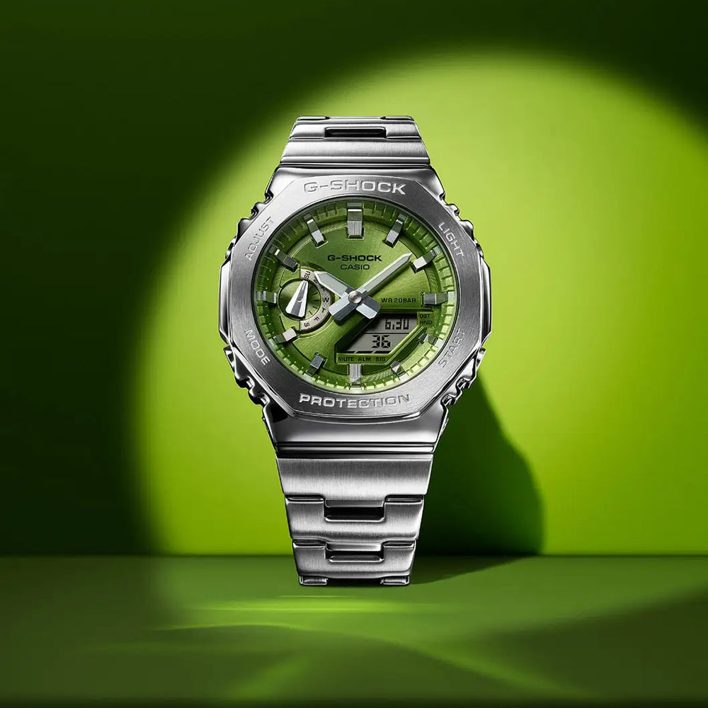 
                      
                        Casio G-Shock GM-2110D-3AER Metal Covered with Metal Band
                      
                    