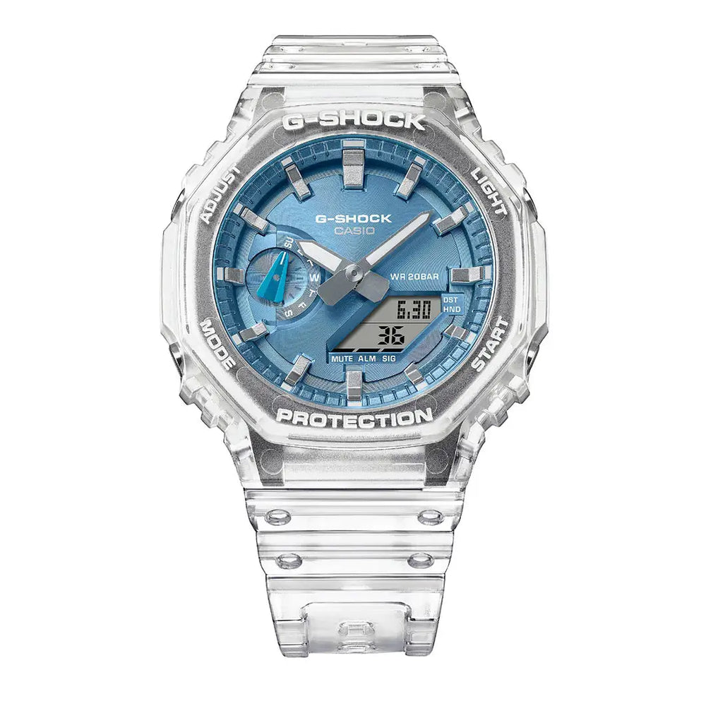 
                      
                        Casio G-Shock GA-2100BM-7A2ER Bright Metallic Dial Series
                      
                    