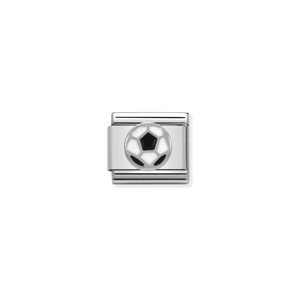 Nomination Classic Link Black and White Football