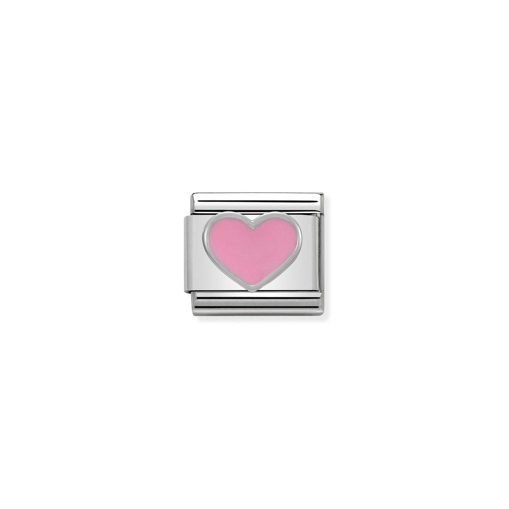 Nomination Classic Link Pink Heart
