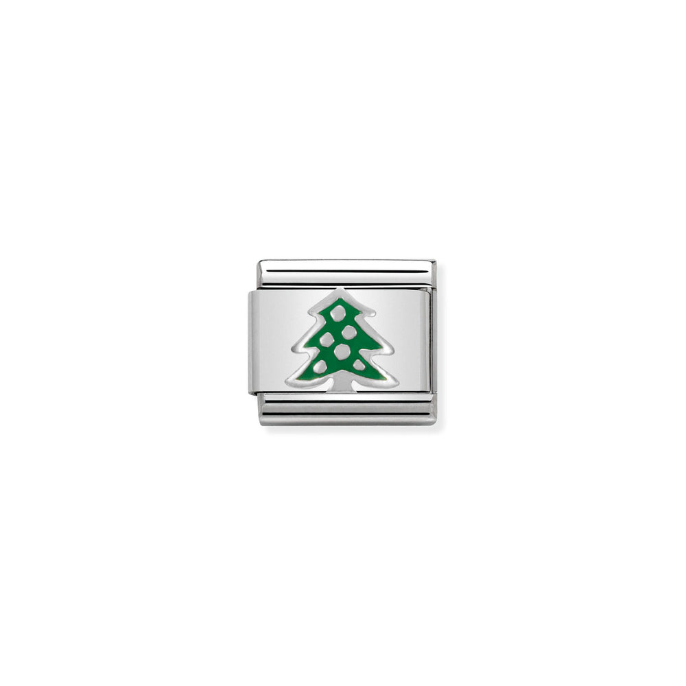 Nomination Classic Link with Christmas Tree
