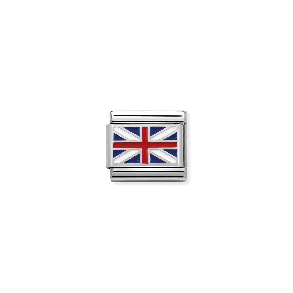 Nomination Classic Link with Great Britain Flag