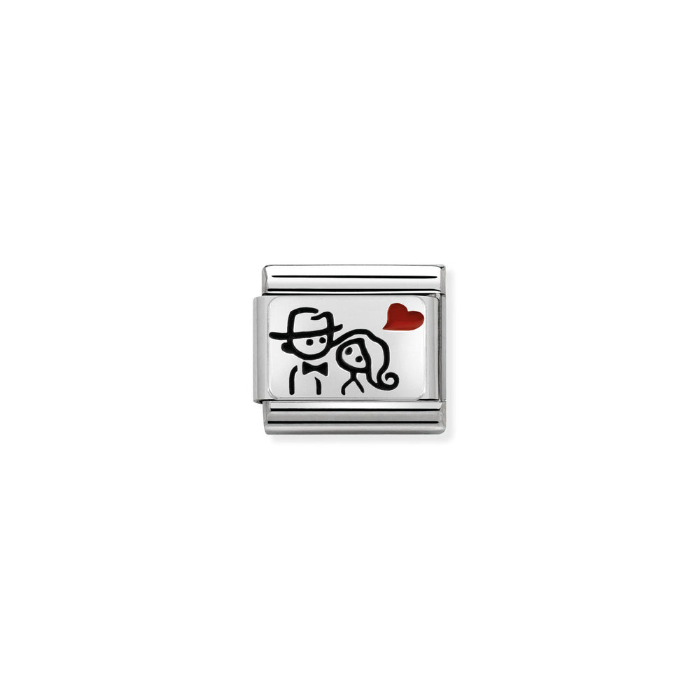 Nomination Classic Link Couple with Heart