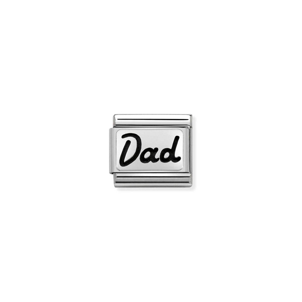 Nomination Classic Link with 'Dad' in Italics