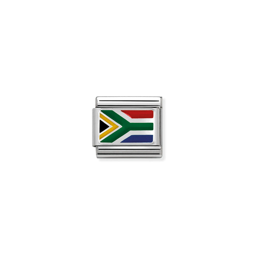 Nomination Classic Link with South Africa Flag