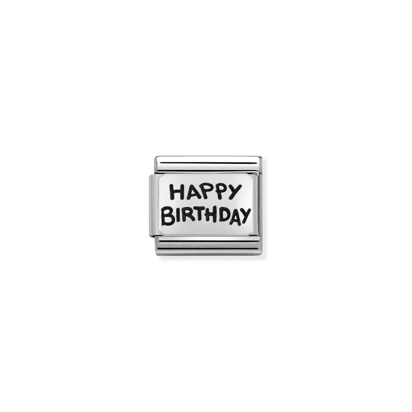 Nomination Classic Link with 'HAPPY BIRTHDAY'