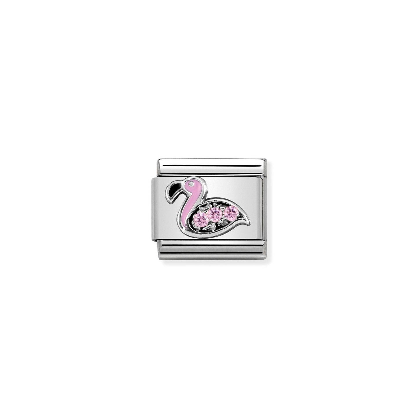 Nomination Classic Link Flamingo with Pink CZ