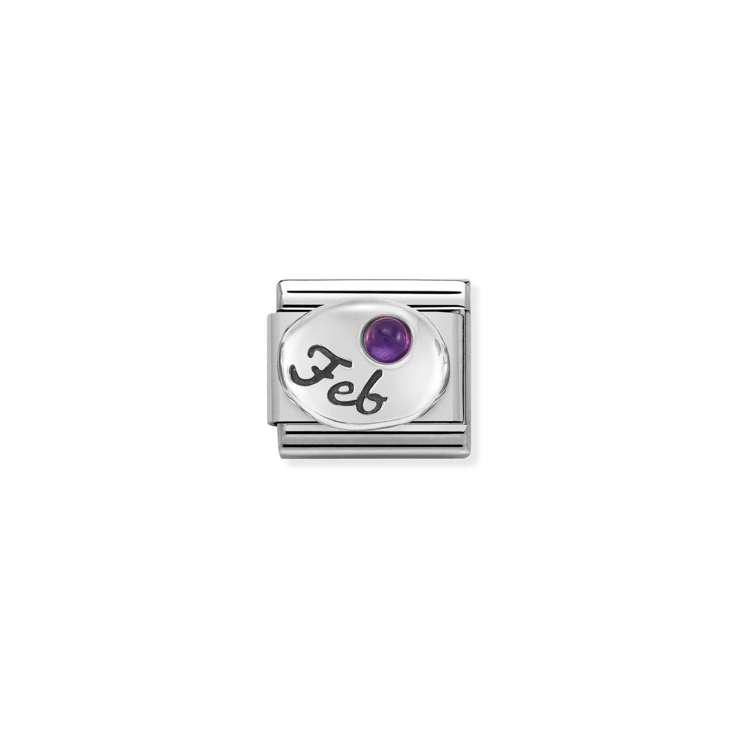 Nomination Classic Link Amethyst- FEB