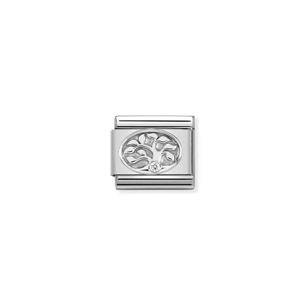 Nomination Classic Link Tree Of Life with CZ
