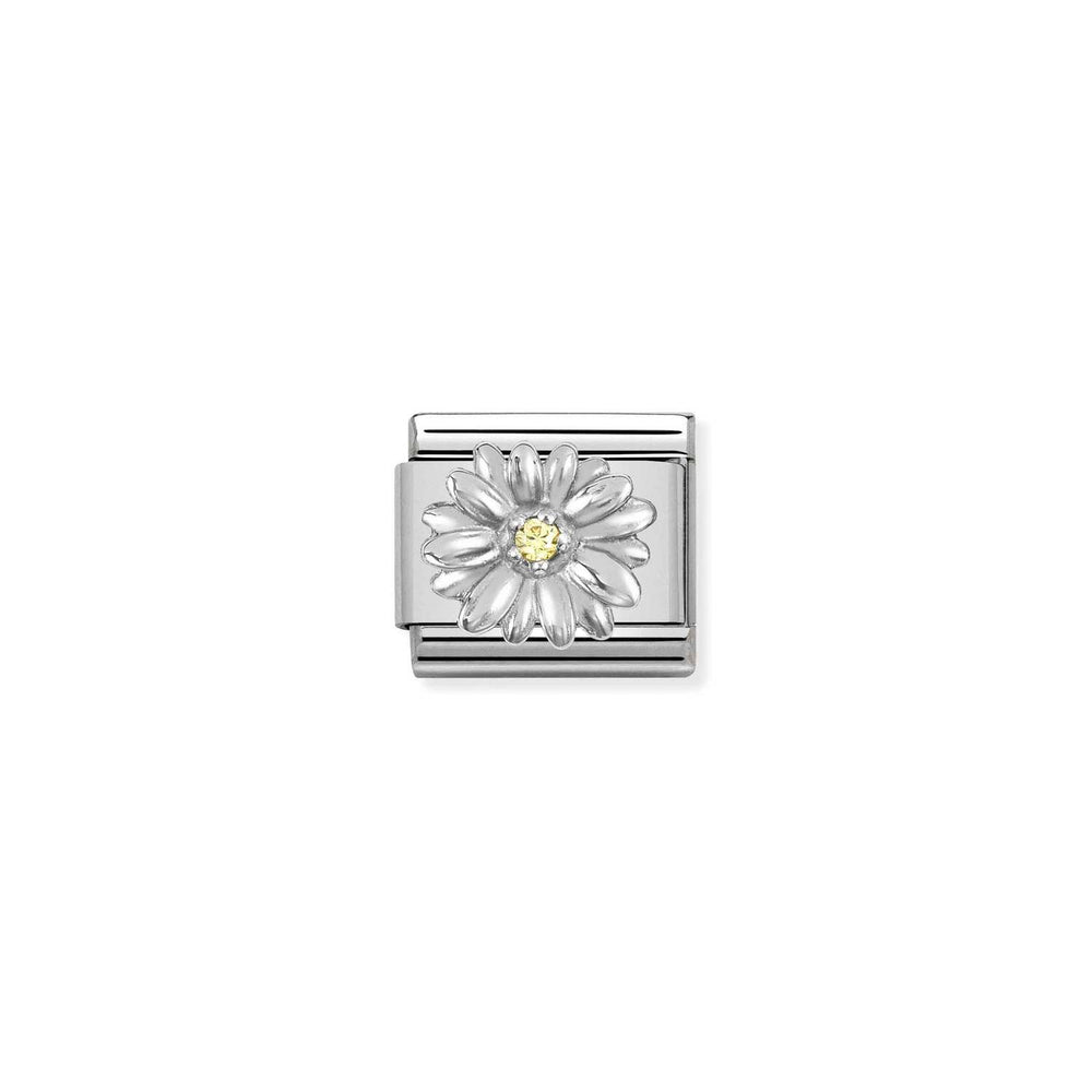 Nomination Classic Link Daisy with Yellow CZ