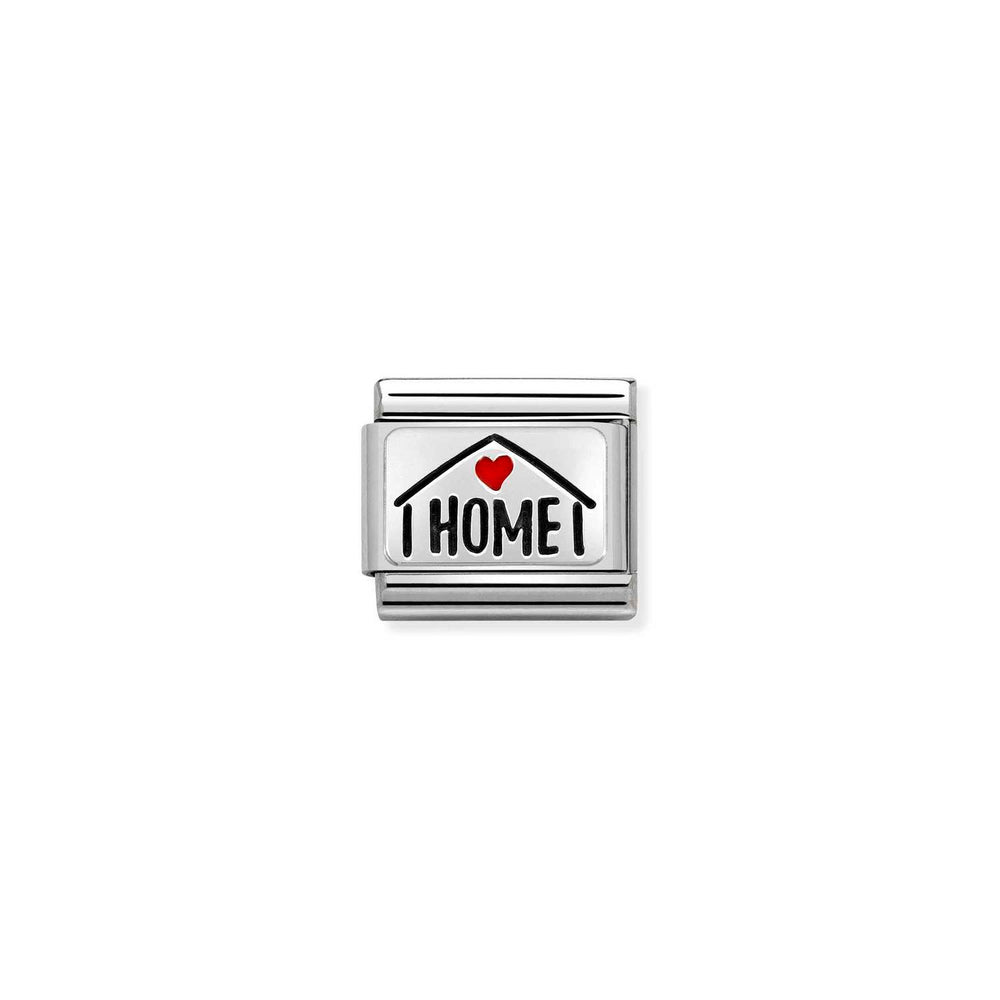 Nomination Classic Link HOME with Red Heart
