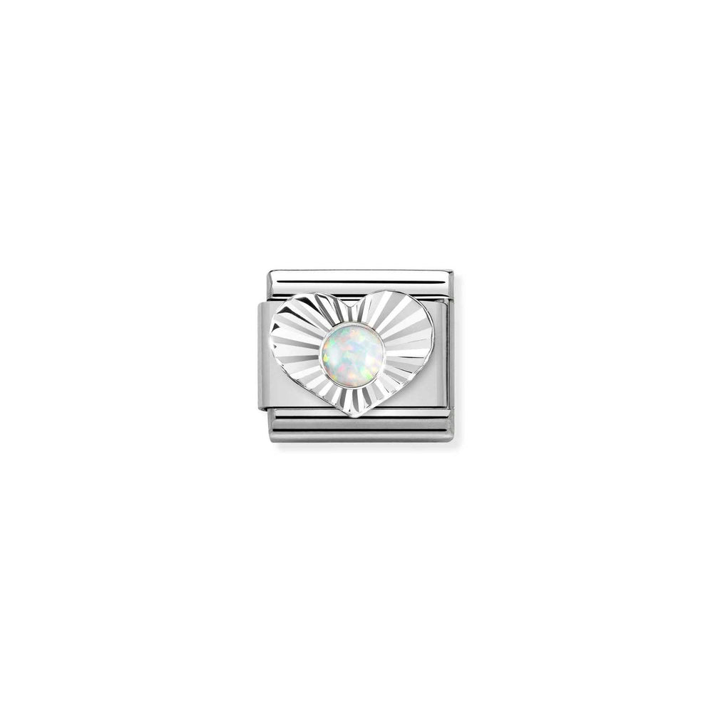 Nomination Classic Link White Opal