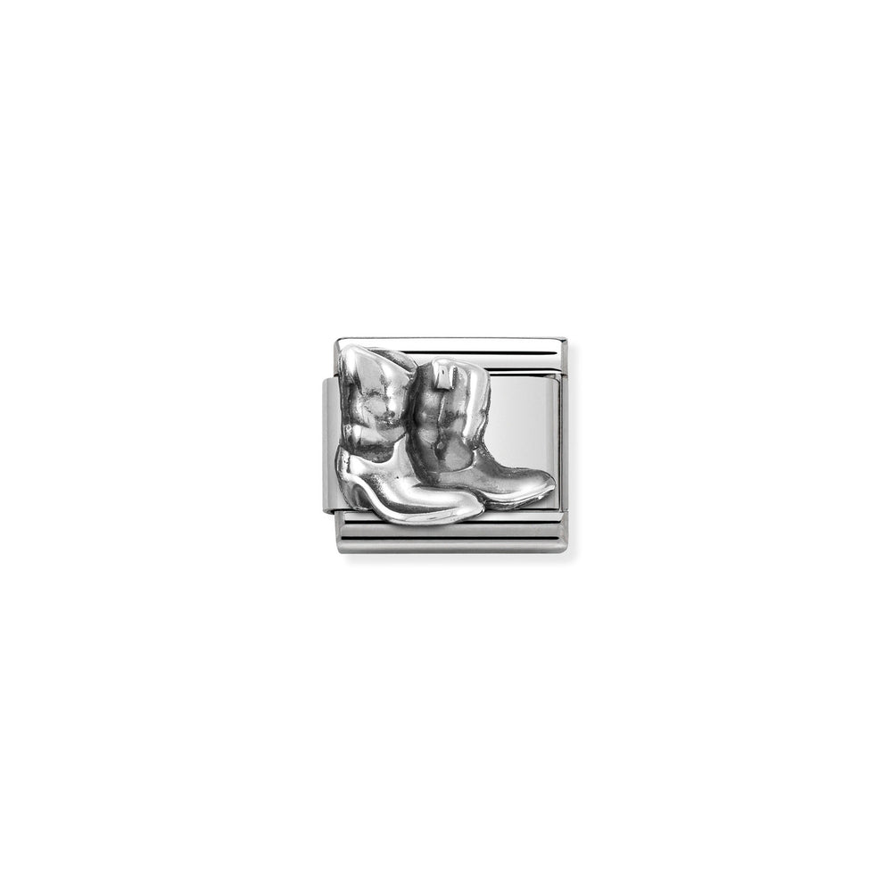 Nomination Classic Silver Link Cowboy Boots