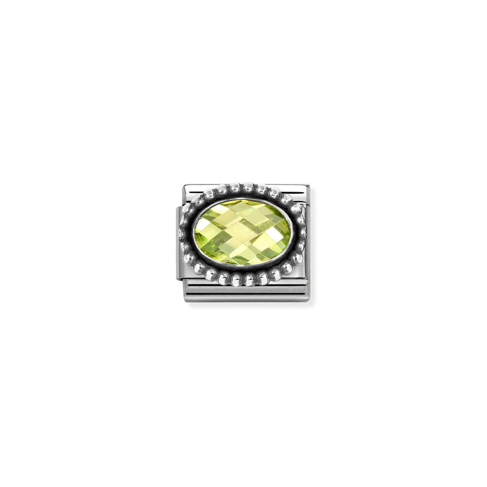 Nomination Classic Link Peridot Beaded Setting