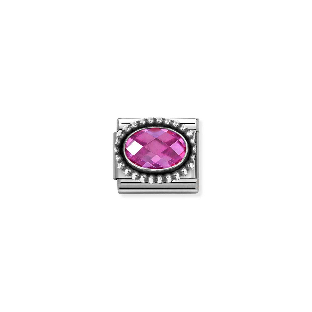 Nomination Composable Classic Fuschia Cz Vintage Effect link